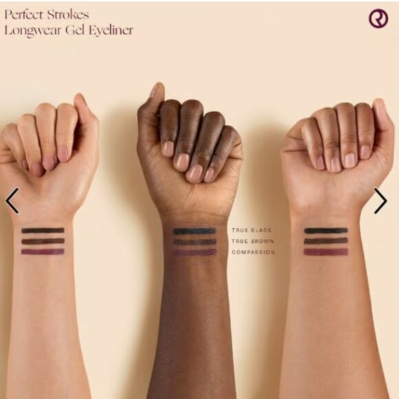 NEW Rare Beauty Strokes Longwear and Waterproof Gel Eyeliner in True Brown - Picture 2 of 5